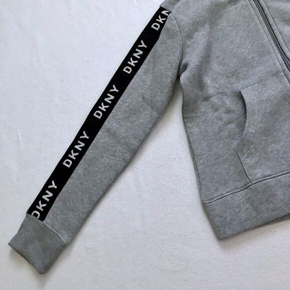 DKNY NWOT Full Zip Hoodie Girls 10 - Picture 3 of 11